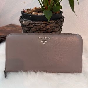 Prada long wallet